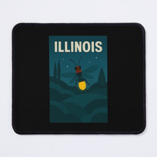 Item preview, Illinois designed and sold by Broken Antler Designs .