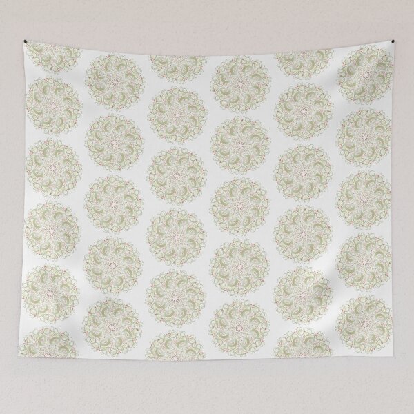 Item preview, Red and green pattern designed and sold by RosieAmberg.