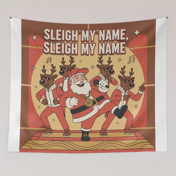 Item preview, Santa Sleigh My Name designed and sold by Clay Artista.