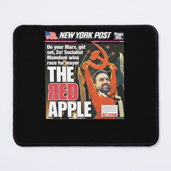 Item preview, Zohran Mamdani The Red Apple   designed and sold by Rinitiertzdzr.