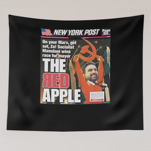 Item preview, Zohran Mamdani The Red Apple   designed and sold by Rinitiertzdzr.