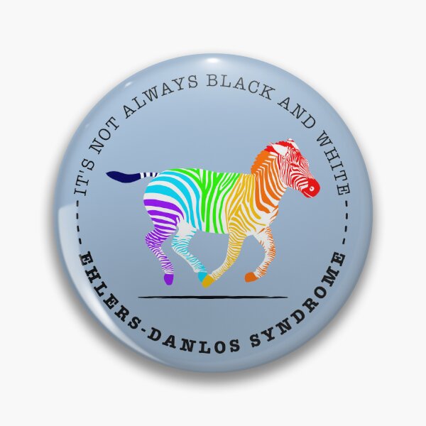 Item preview, EDS Awareness – Rainbow Zebra Design designed and sold by Designs by Jesabee.