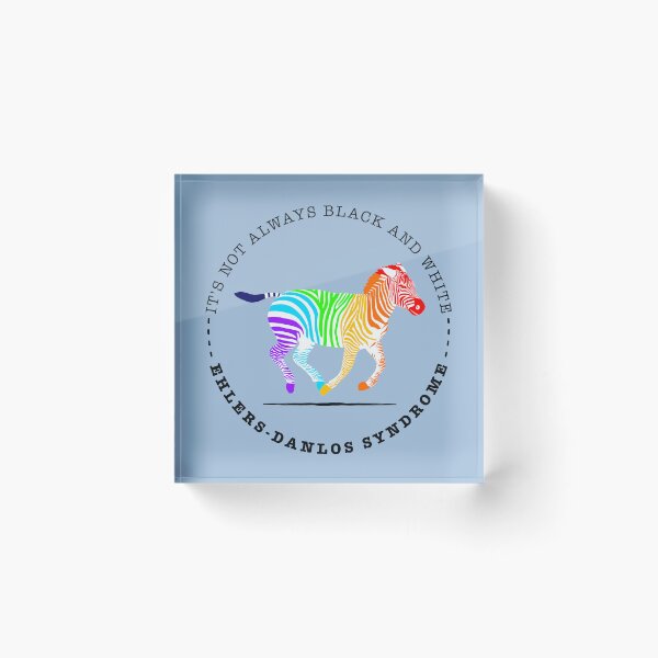 Item preview, EDS Awareness – Rainbow Zebra Design designed and sold by Designs by Jesabee.