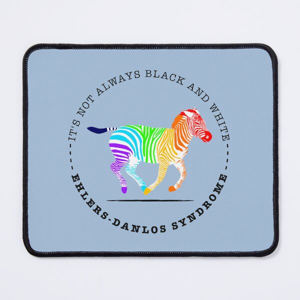 Item preview, EDS Awareness – Rainbow Zebra Design designed and sold by Designs by Jesabee.