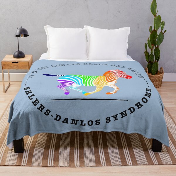 Item preview, EDS Awareness – Rainbow Zebra Design designed and sold by Designs by Jesabee.