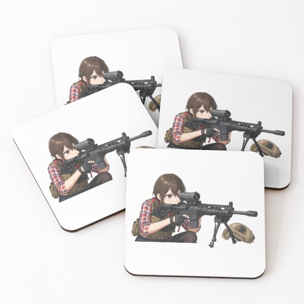 Item preview, PEW PEW GIRL – Cute, Loud, and Ready to Fire designed and sold by RAWLIFEGRAPHIC.