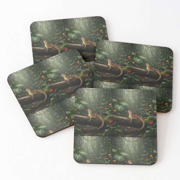 Item preview, Lizard in the ‘Forest  designed and sold by Karen Persephone .