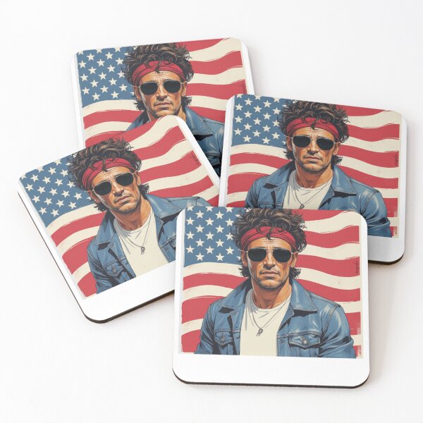 Item preview, American Denim Pop Portrait Retro Music Art designed and sold by YahirJones.