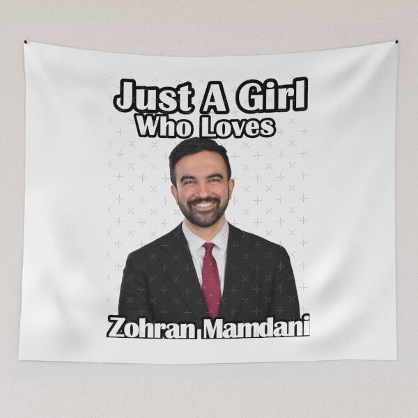 Item preview, Just A Girl Who Loves Zohran Mamdani   designed and sold by Rinitiertzdzr.