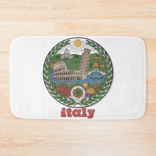 Item preview, Essence of Italy: Landmarks, Cuisine, and Culture in Harmony designed and sold by ForeverPrintsOK.