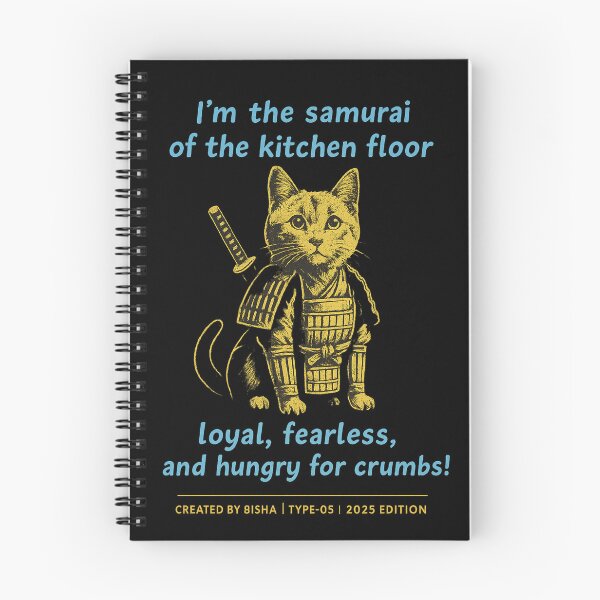 Artikelvorschau, SAMURAI-KATZE – Hüterin der Krümel entworfen und verkauft von bisha.