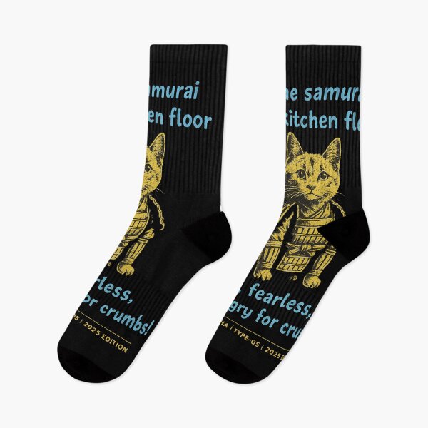 Item preview, SAMURAI CAT – Guardian of Crumbs designed and sold by bisha.