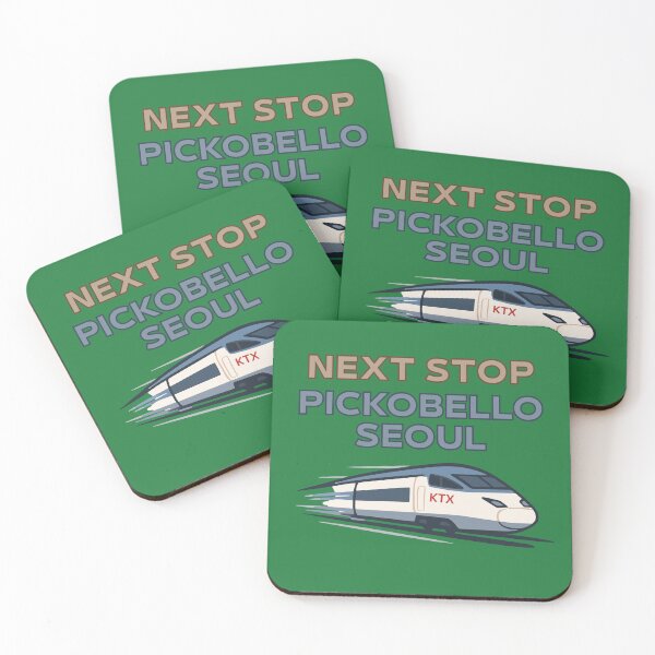 Item preview, Next Stop: Pickobello Seoul – KTX Travel Design designed and sold by mycreastyle.