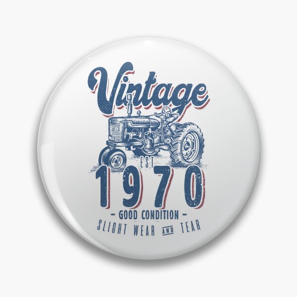 Item preview, Vintage Tractor Farmer Birthday Born In 1970 designed and sold by JRRTs.