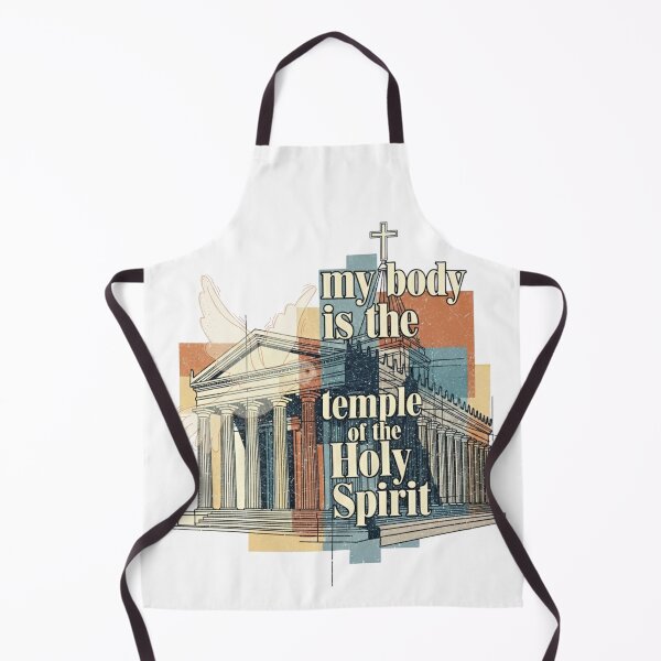 Item preview, My Body is the Temple of the Holy Spirit, Temple and Dove Art designed and sold by Faithloveshop.