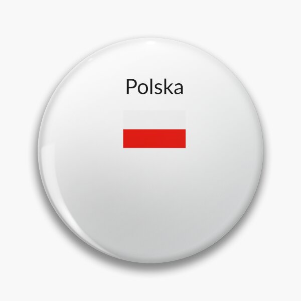 Item preview, Polska - minimalist Polish flag design designed and sold by ArtByEwa.