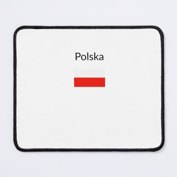 Item preview, Polska - minimalist Polish flag design designed and sold by ArtByEwa.