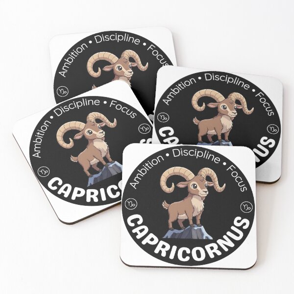 Item preview, Capricornus Zodiac Goat | Ambitious Earth Sign Illustration  designed and sold by Pets & Memes & Stuff.