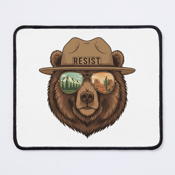 Item preview, Resist bear - Alt National Park Service designed and sold by Steele-Art.