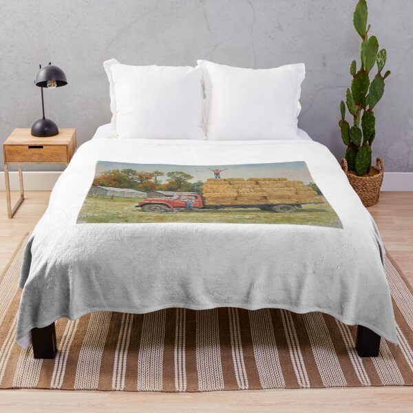 Item preview, Summertime Memories - Putting Up Straw designed and sold by Oldetimemercan.