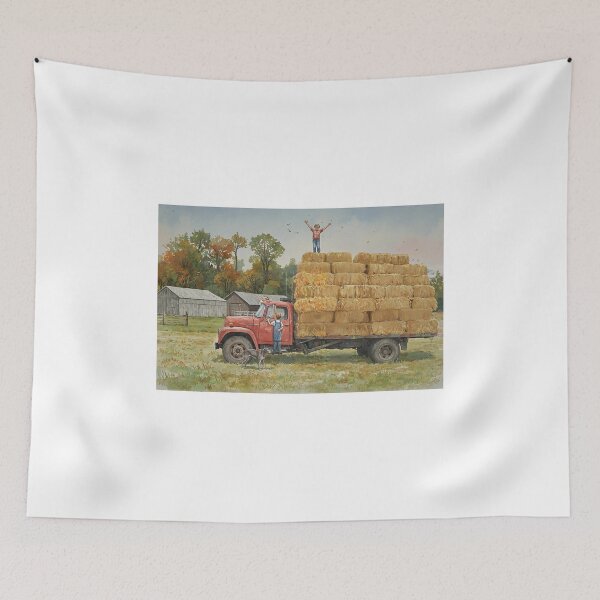 Item preview, Summertime Memories - Putting Up Straw designed and sold by Oldetimemercan.