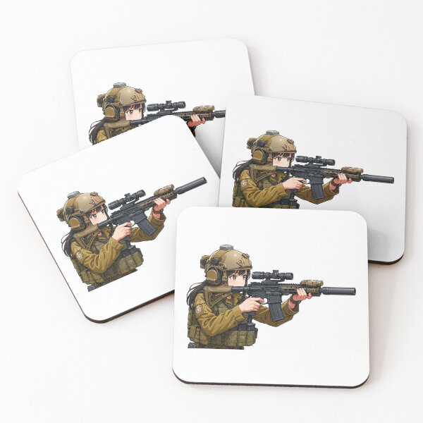Item preview, PEW PEW GIRL – Cute, Loud, and Ready to Fire designed and sold by RAWLIFEGRAPHIC.
