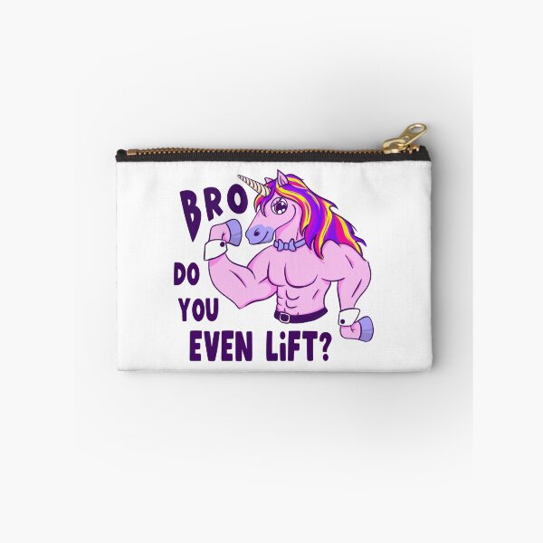 Item preview, buff sassy cartoon unicorn | Bro, do you even lift? designed and sold by kawaicherrypi.
