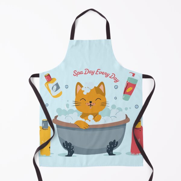 Item preview, Pet Groomer Relaxing Cat Design designed and sold by RitaStudio.