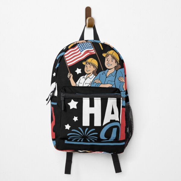 Item preview, Happy Labor Day With American Flag designed and sold by dainegilbert.