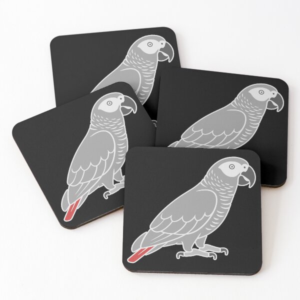 Item preview, African Grey Parrot designed and sold by theartfulaspie.