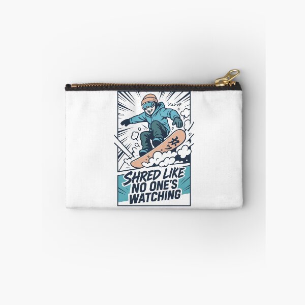 Item preview, Shred Like No One’s Watching – Cool Snowboarder Comic Style designed and sold by SnappyPNG.