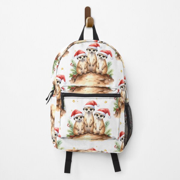 Item preview, Merry Christmas meerkats on a hill designed and sold by LiskoDesign.