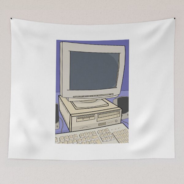 Item preview, Retro Computer Desktop Setup designed and sold by shopdiego.