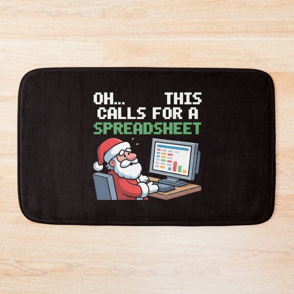 Aperçu de l'œuvre Oh, ça mérite un pull de Noël en forme de feuille de calcul ! – Pull de Noël moche pour geeks créée et vendue par Redgiant87x.