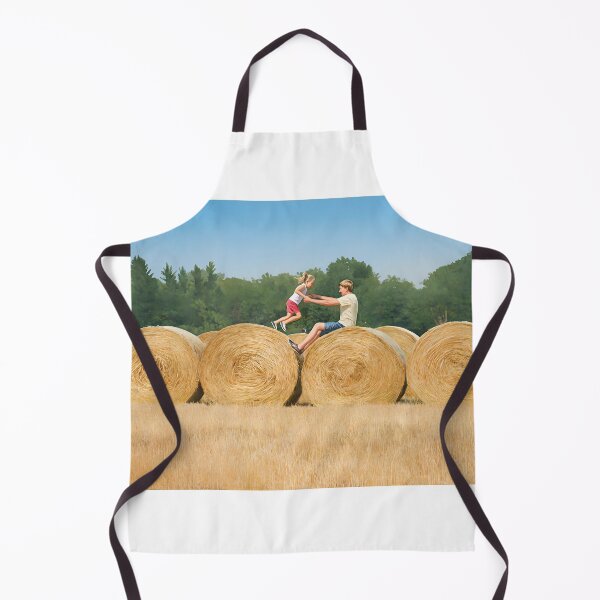 Item preview, Summertime Memories - Jumping On Round Bales designed and sold by Oldetimemercan.