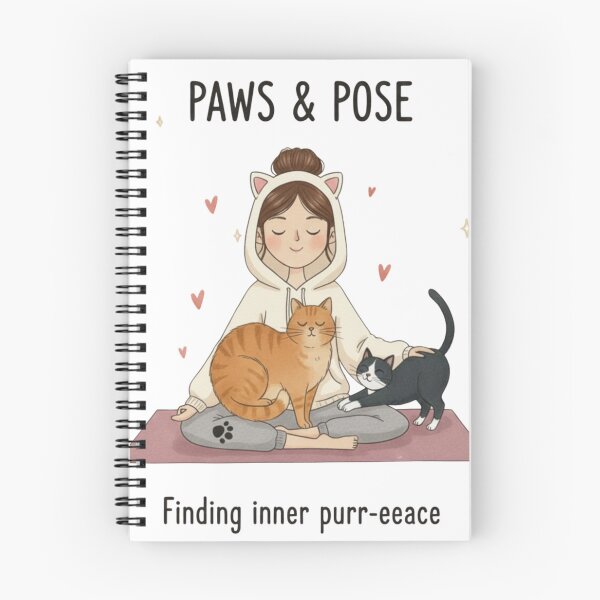 Item preview, Find your ultimate flow state with the "Paws & Pose" Tee! designed and sold by beMyMeow.