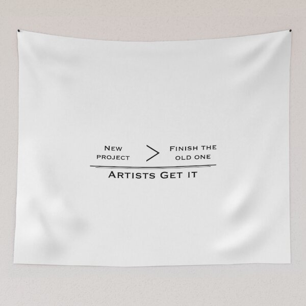 Item preview, Artists Get it — funny finish the project  designed and sold by Lillilia.