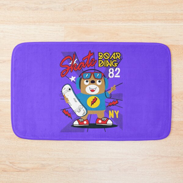 Item preview, Good vibes skateboarding bear designed and sold by Joncasmiart.