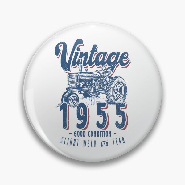 Item preview, Vintage Tractor Farmer Birthday Born In 1955 designed and sold by JRRTs.