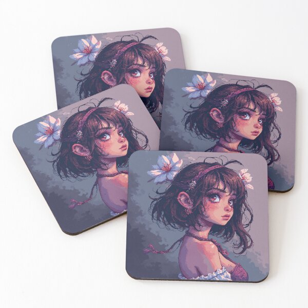 Item preview, Retro Art Cute And Beautiful Girl designed and sold by pexoboy.