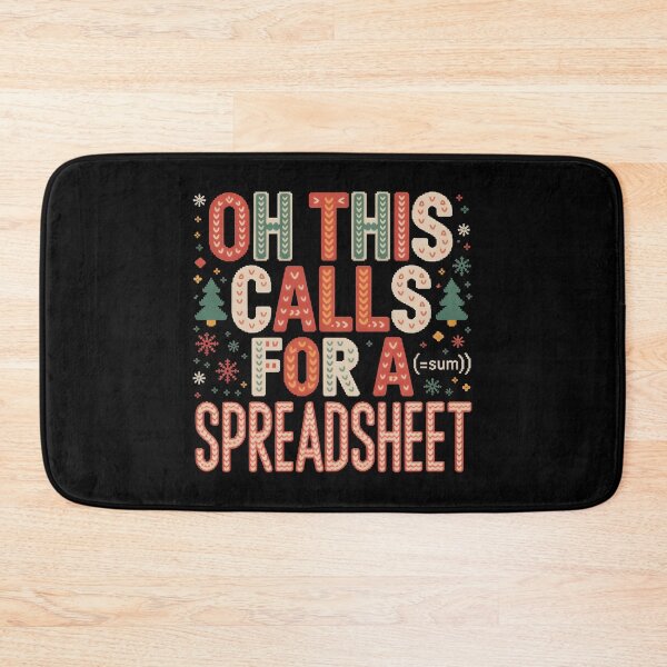 Item preview, Oh This Calls For a Spreadsheet Christmas Sweater designed and sold by LovelyEvaDesign.