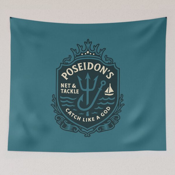 Item preview, Poseidon's Net & Tackle designed and sold by Coconautica.