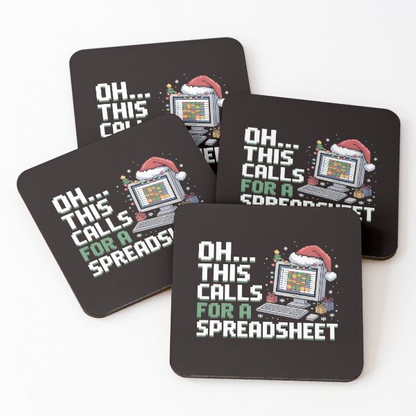 Item preview, Oh This Calls for a Spreadsheet Christmas Sweater – Data Nerd Holiday Outfit designed and sold by Redgiant87x.