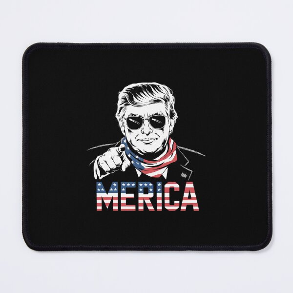 Item preview, Happy 4th Of July 'MERICA TRUMP American Flag USA designed and sold by dainegilbert.