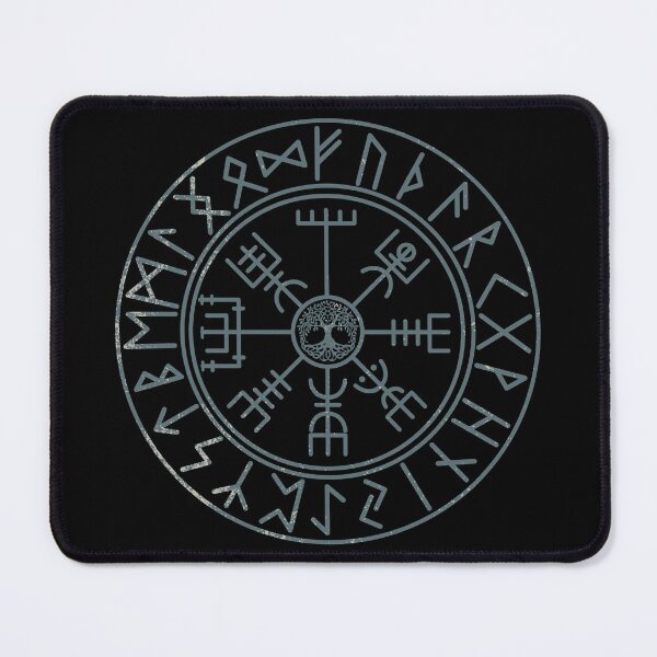 Item preview, Vegvísir with rune ring by FrauYviDesign designed and sold by FrauYviDesign.