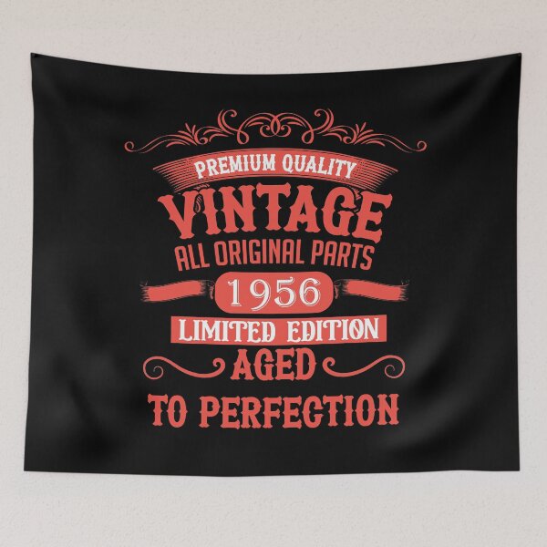 Item preview, Born in 1956 vintage funny 70th birthday designed and sold by Alexaltay.