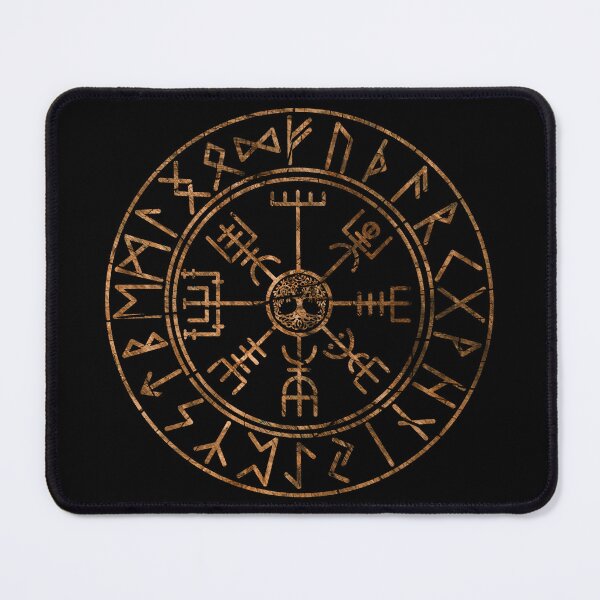 Item preview, Vegvísir with rune ring by FrauYviDesign designed and sold by FrauYviDesign.