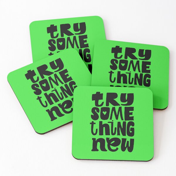 Item preview, Try Something New – Motivational Hand-Drawn Typography Quote Design designed and sold by RetroChill.