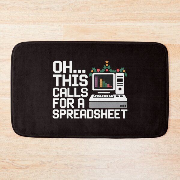 Aperçu de l'œuvre Il me faut un pull de Noël à motif tableur ! – Vêtements humoristiques pour geeks des données créée et vendue par Redgiant87x.