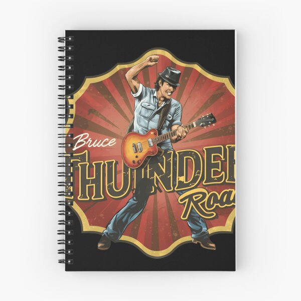 Item preview, Thunder Road Rock Emblem Vintage Badge Poster designed and sold by GloriCook.